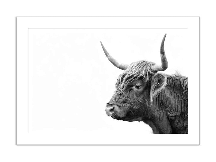 Cow Art framed Print