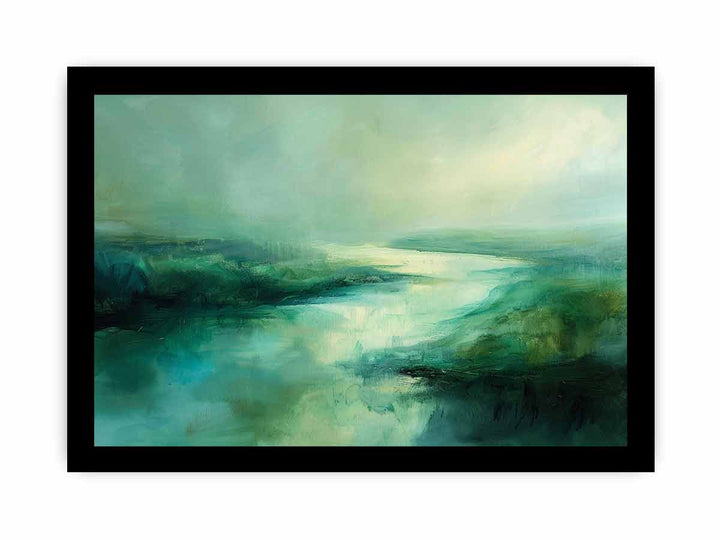 Green River Art framed Print