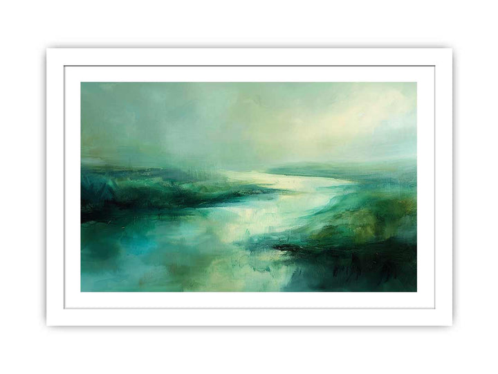 Green River Art framed Print