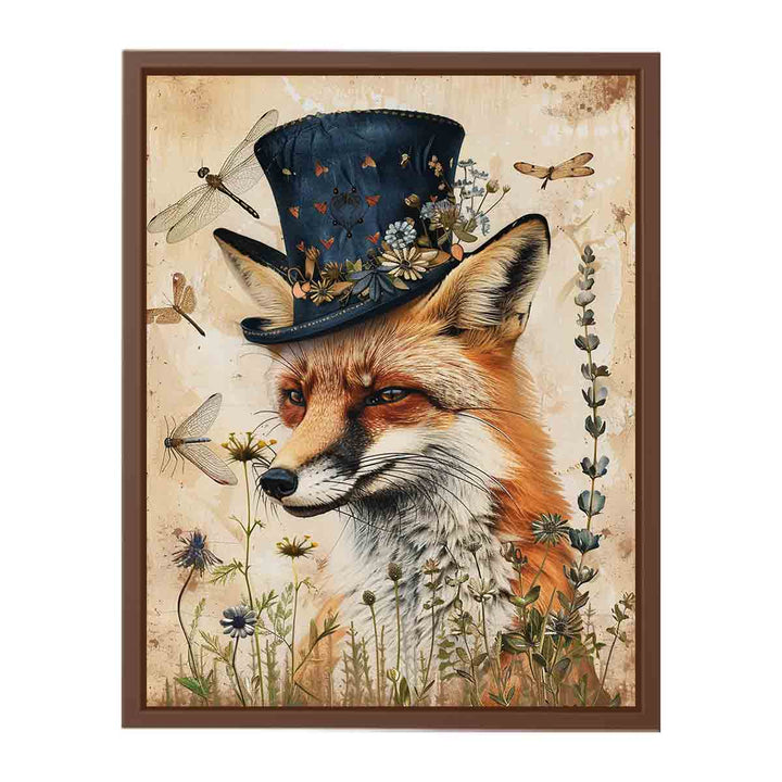 Elegant Fox Art Painting