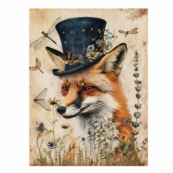 Elegant Fox Art Print