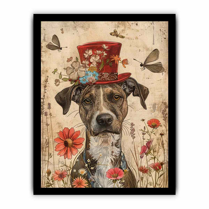 Elegant Fox Art framed Print