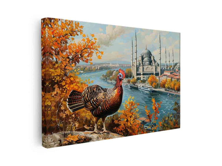 Turkey bird Art canvas Print