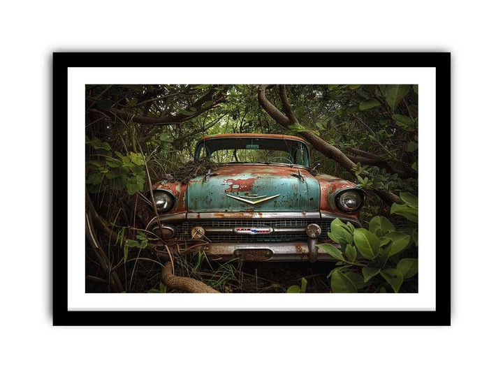Vinatge car Art framed Print