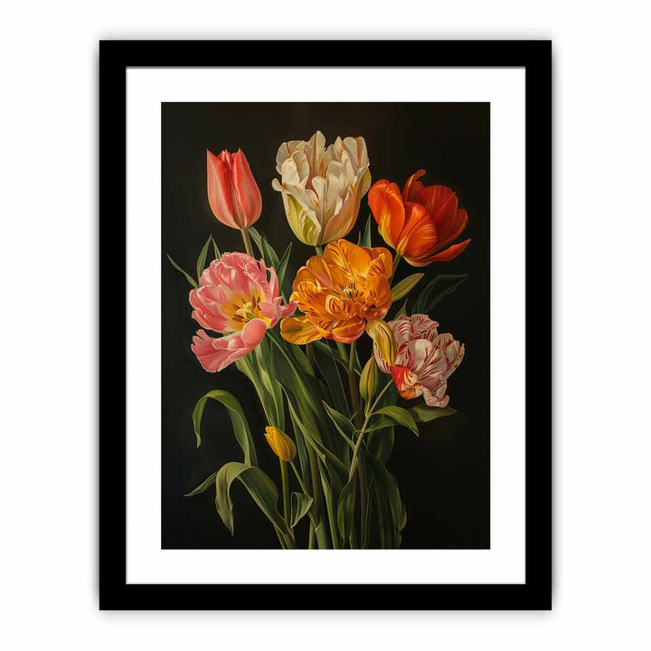 Floral Art framed Print