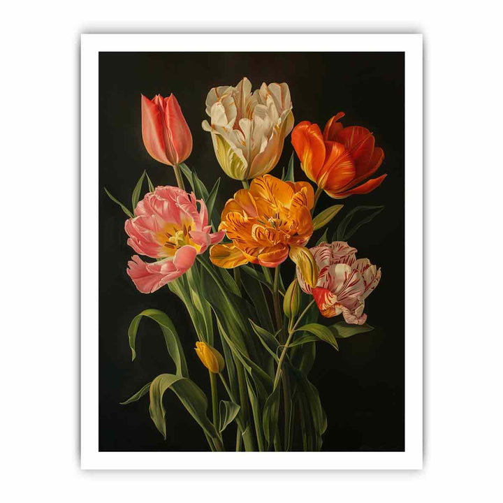 Floral Art framed Print