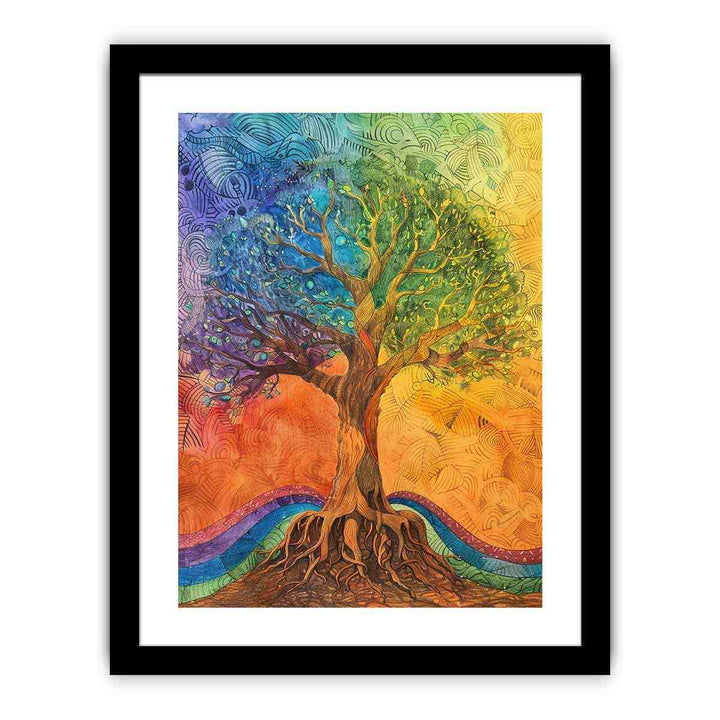 Tree of Peace framed Print