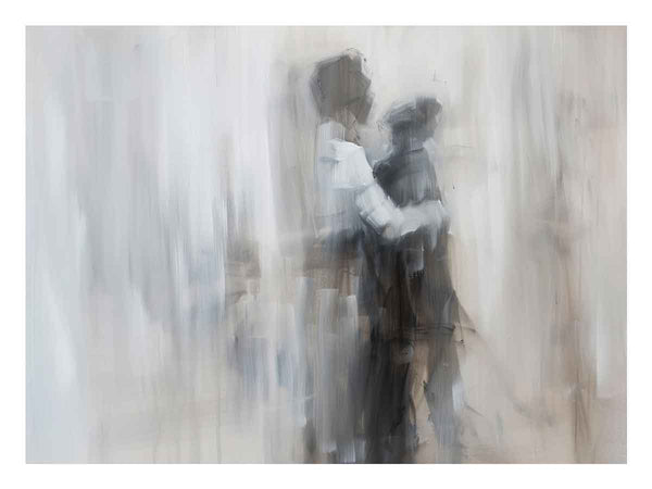 Abstract Couple memories  Art Print