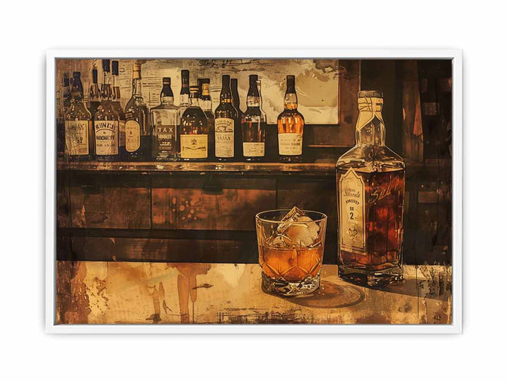 Vintage Whiskey  Painting