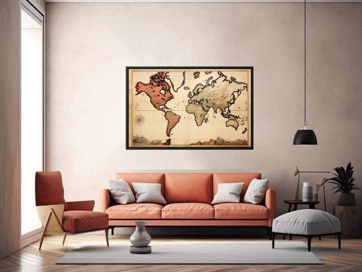 Vintage  World Map 3 