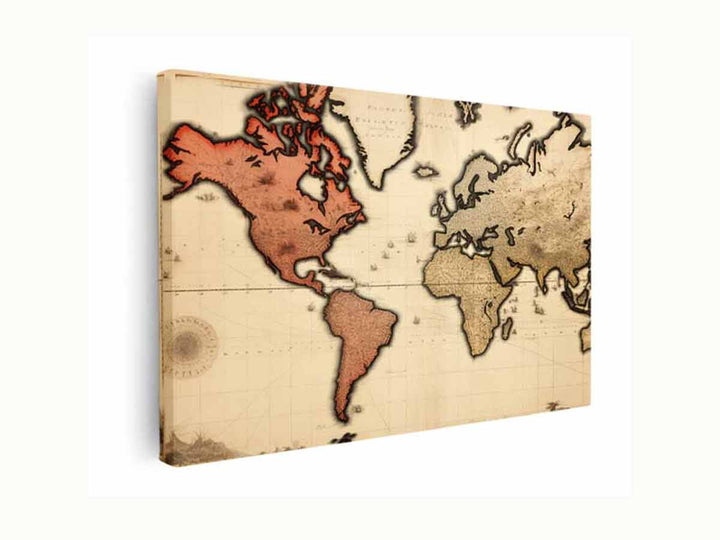 Vintage  World Map 3 