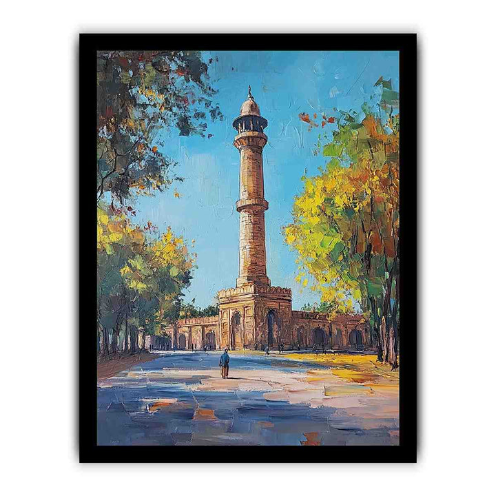Qutub Minar Canvas Painting 