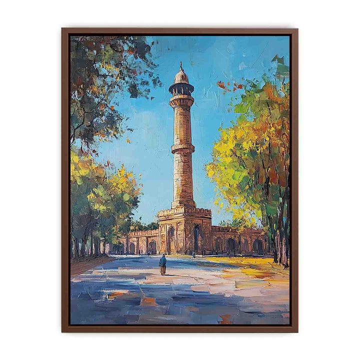 Qutub Minar Canvas Painting 