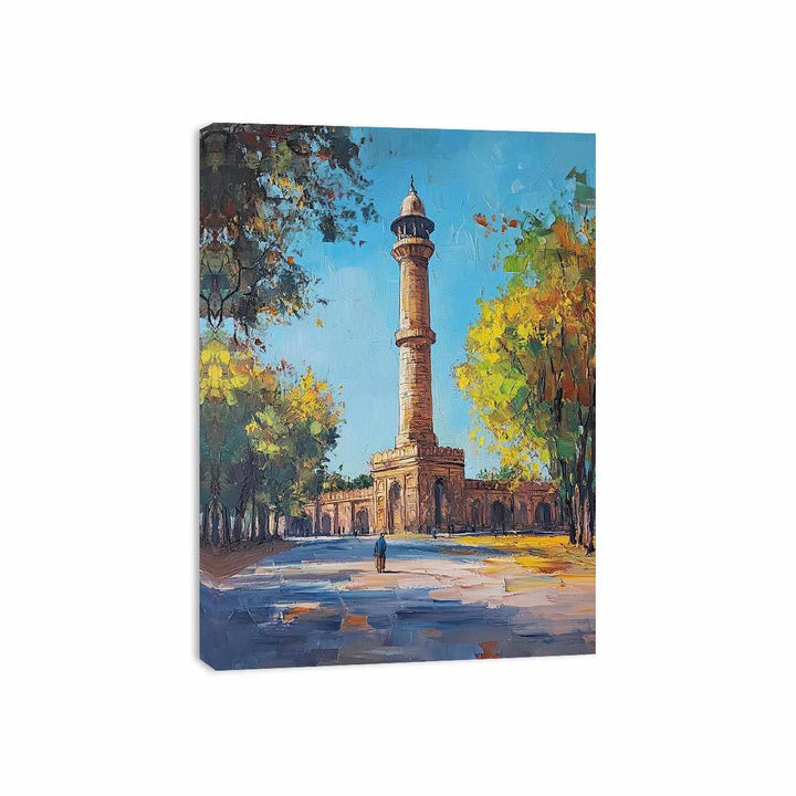 Qutub Minar Canvas Painting 