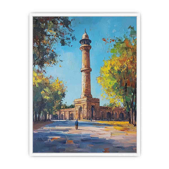 Qutub Minar Canvas Painting 
