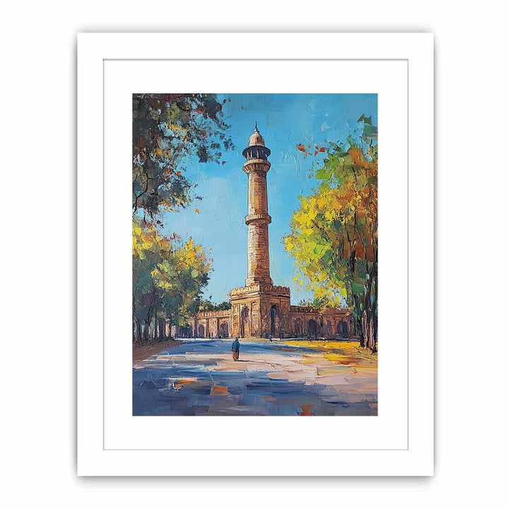 Qutub Minar Canvas Painting 