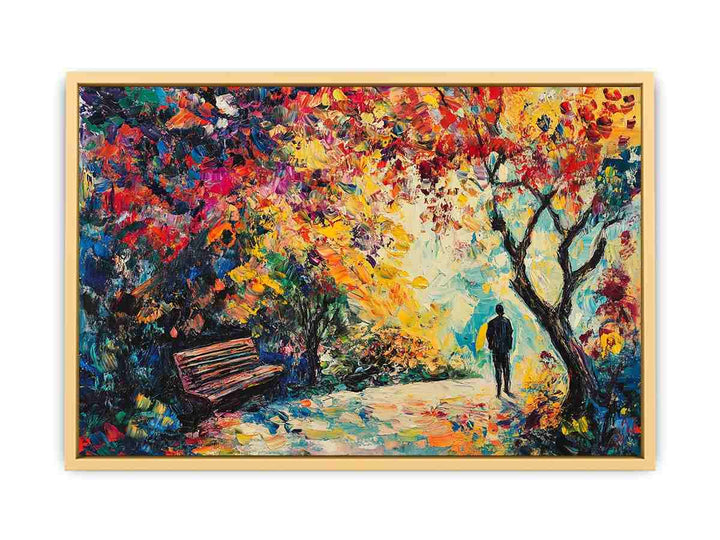 Walk In the Park Canvas Painting 