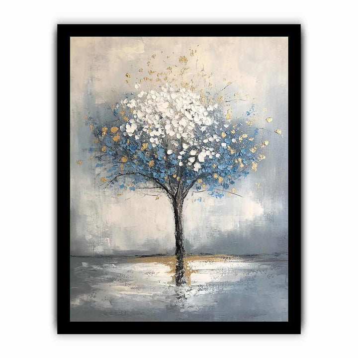 Isolated Tree Canvas Painting 