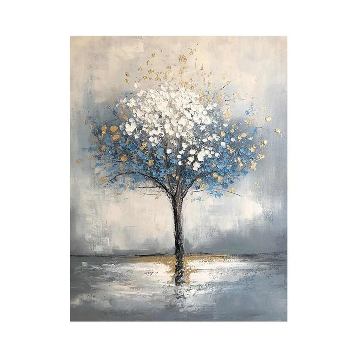 Isolated Tree  Oil Painting