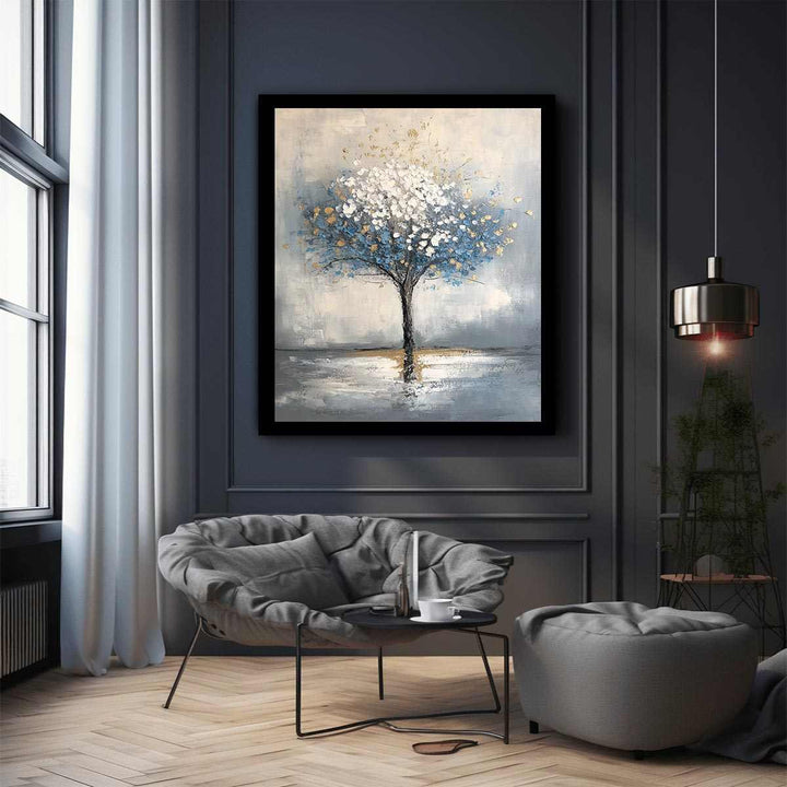 Isolated Tree Canvas Painting 