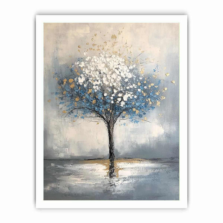 Isolated Tree Canvas Painting 