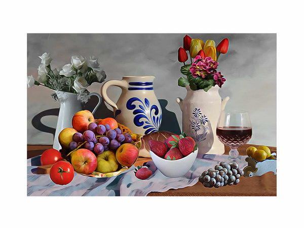 Still Life Grapes Painting