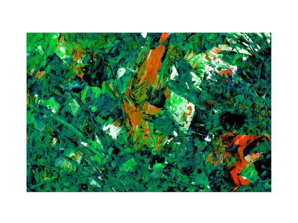 Abstract Green Painting