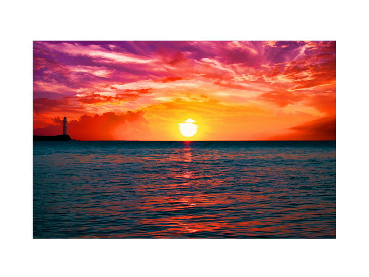 Glimmering Sunrise Painting