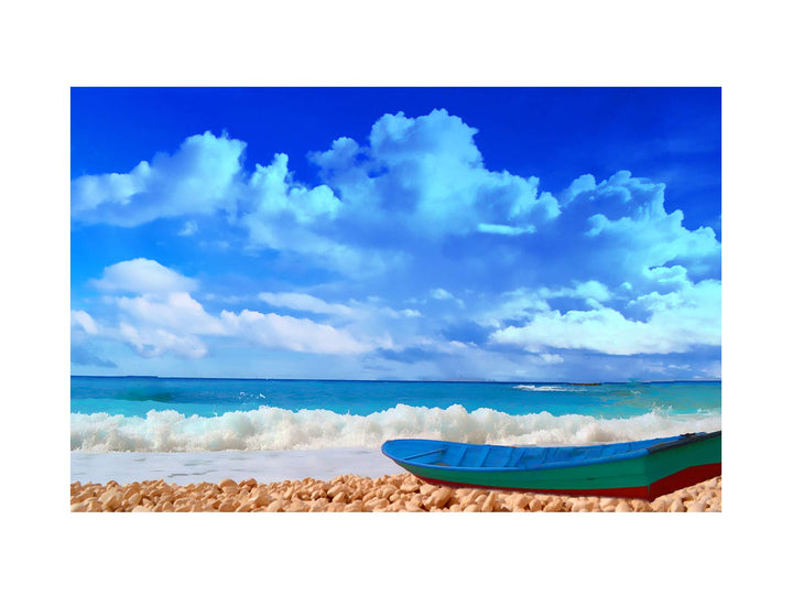 Boat and  Sea Painting