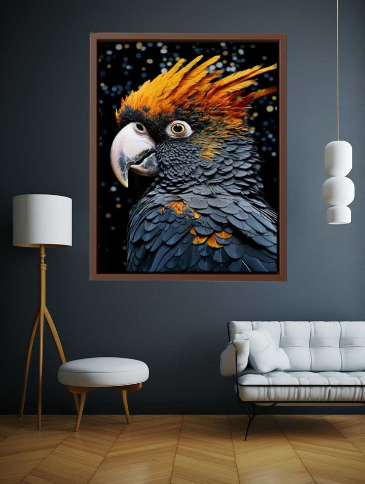 Cockatoo Colorful Painting Art Print