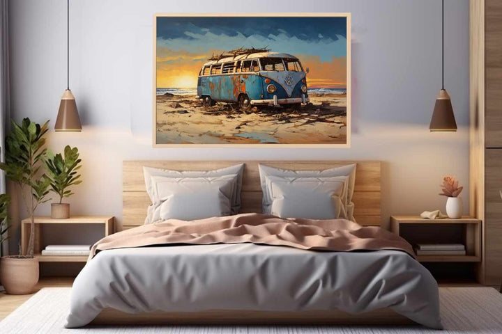 CAMPARVAN PARK Painting Art Print