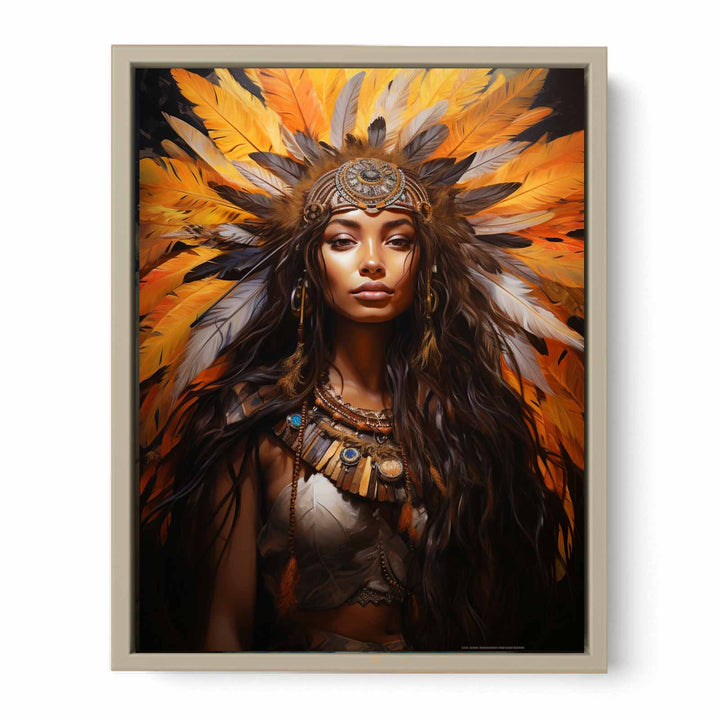 Wild Confidence framed Print