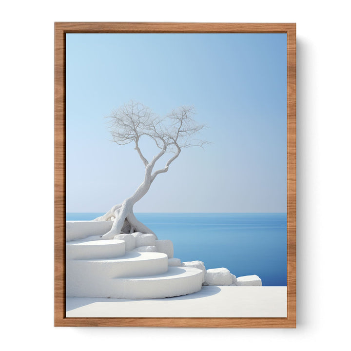 White Steps Print  Painting