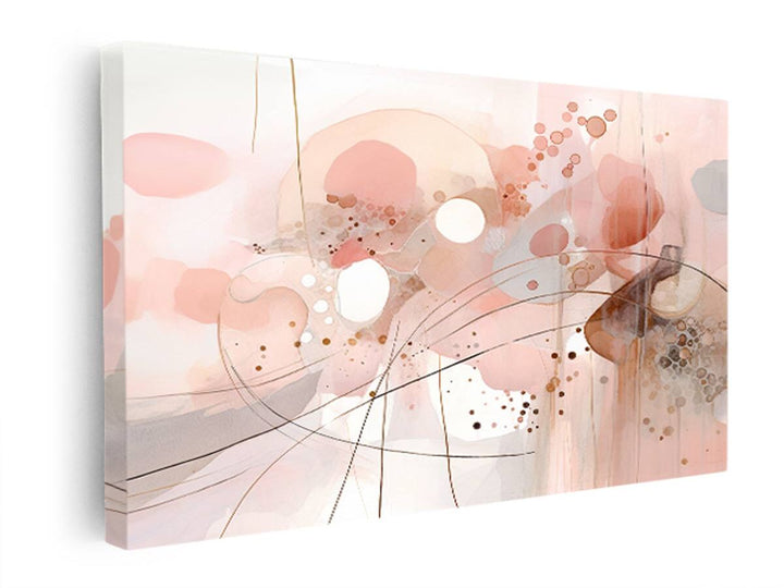 Pink Marble Art  canvas Print