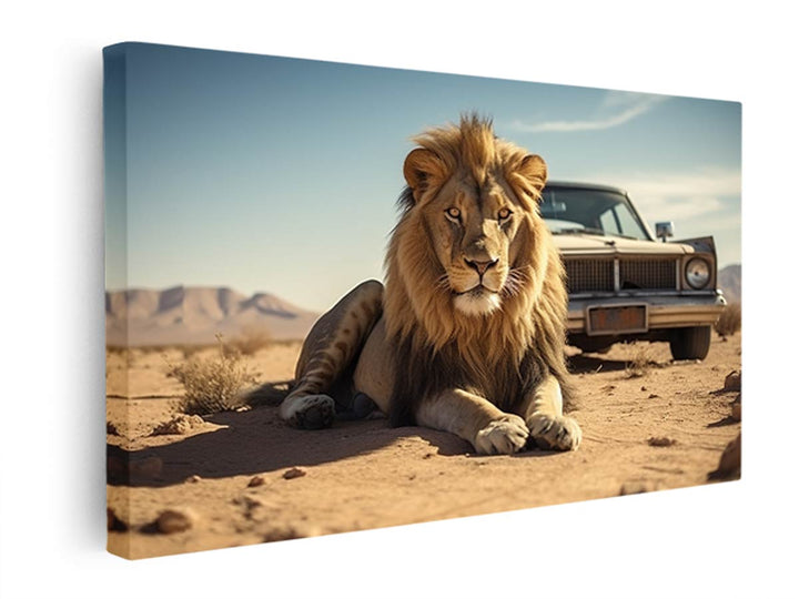 Lion Artwork  canvas Print