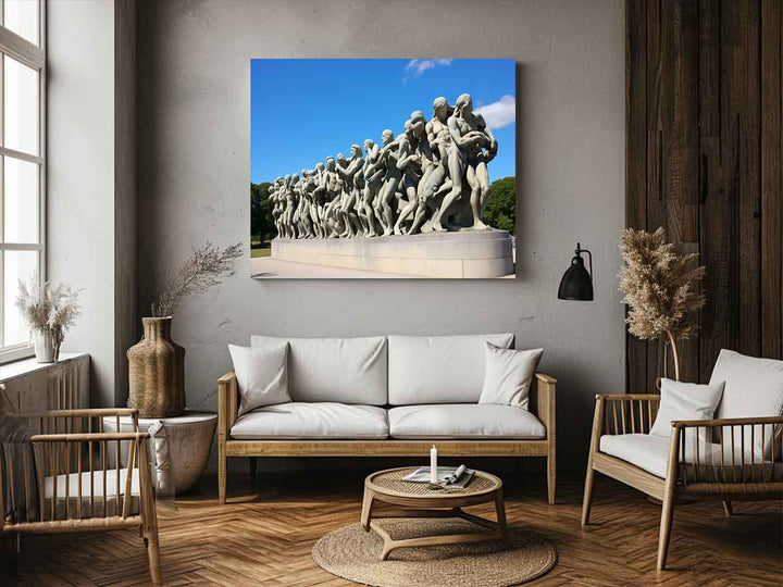 Vigeland Park Olso Painting Art Print