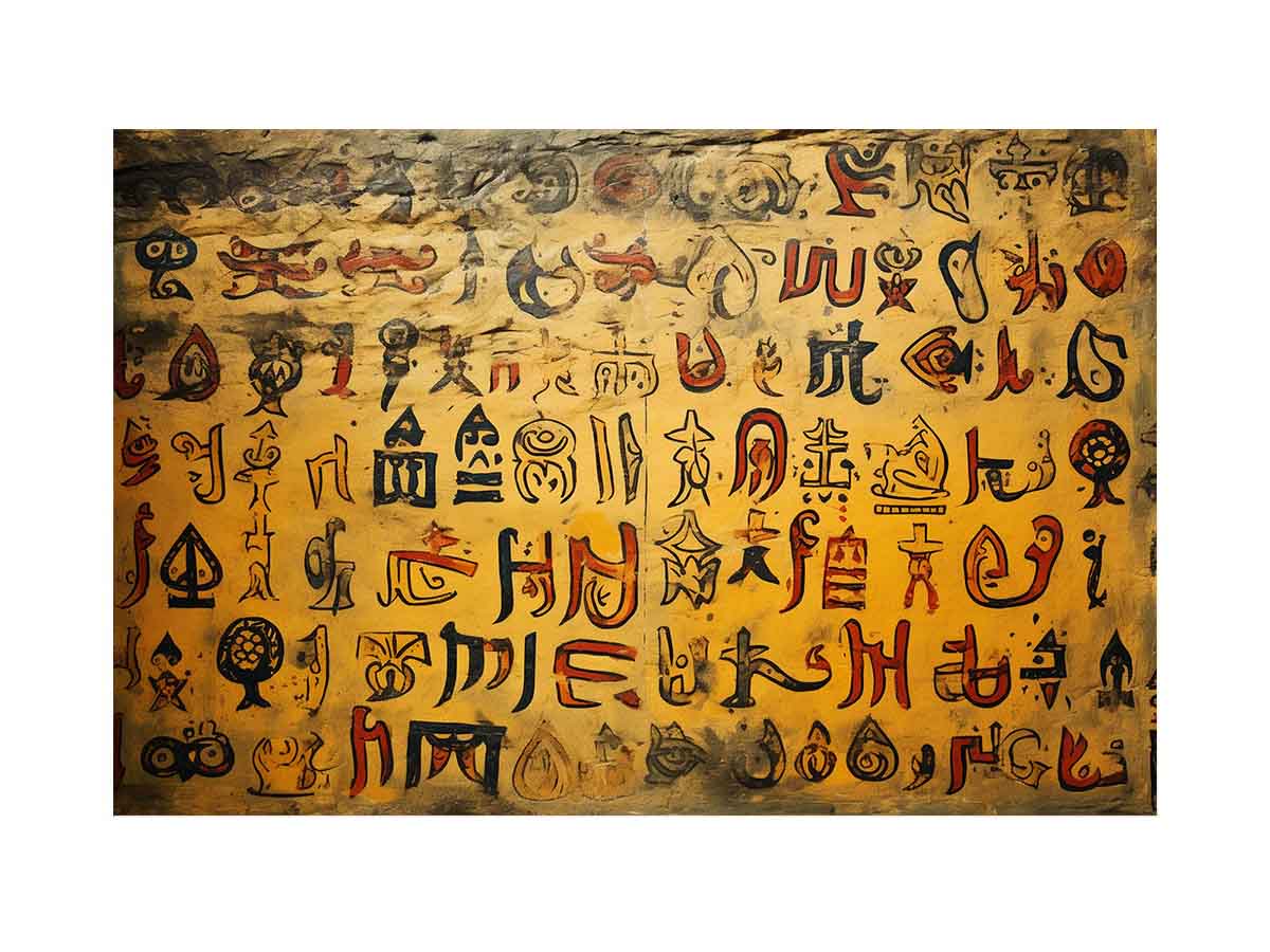 Ancient Scripts Poster | Canvas Direct