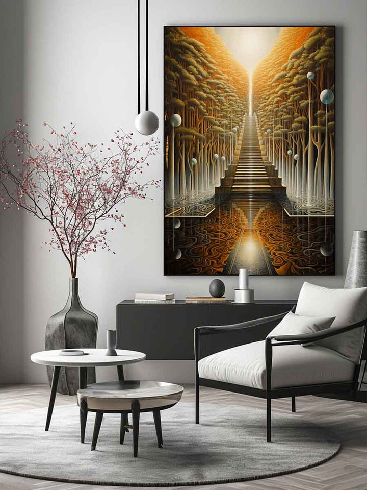 Illusion Painting Art Print
