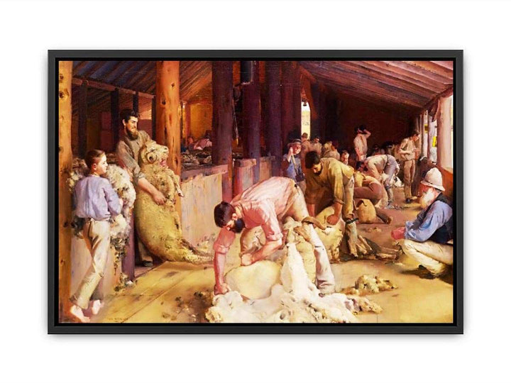 Shearing the Rams by Tom Roberts  Painting