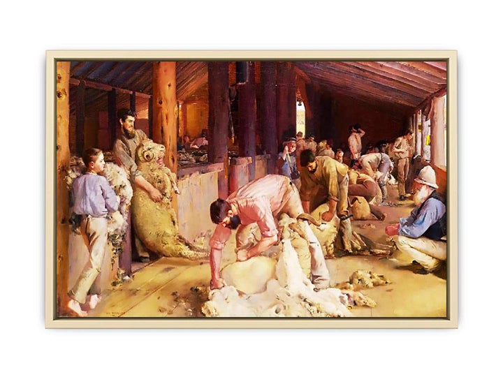 Shearing the Rams by Tom Roberts  Art Print