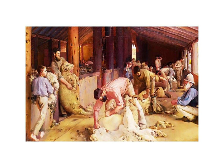 Shearing the Rams by Tom Roberts