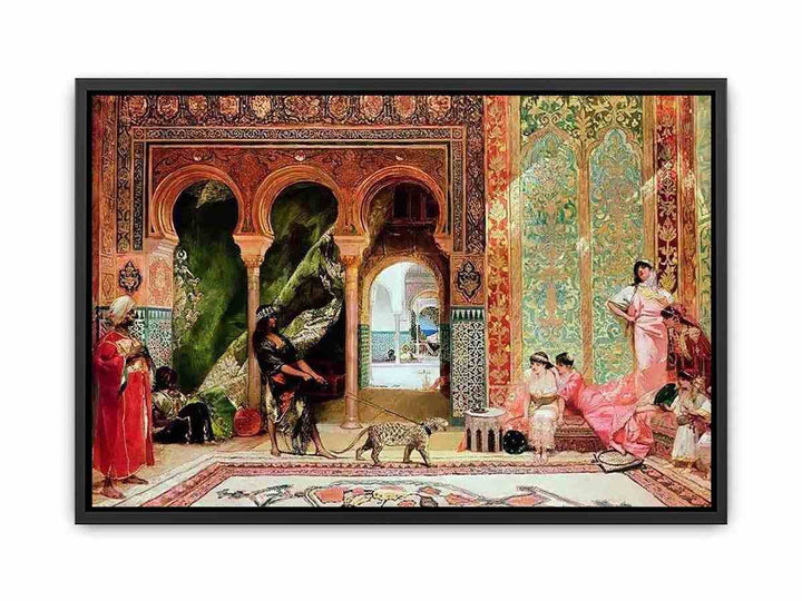 A Royal Palace in Morocco Canvas Print