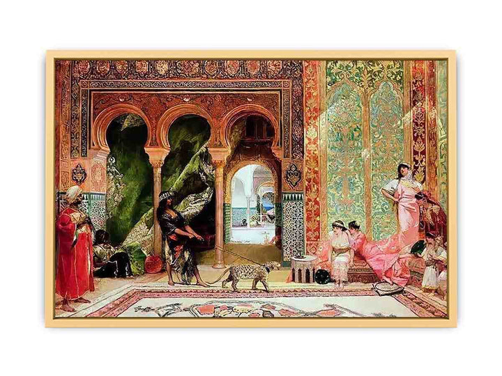 A Royal Palace in Morocco Streched canvas