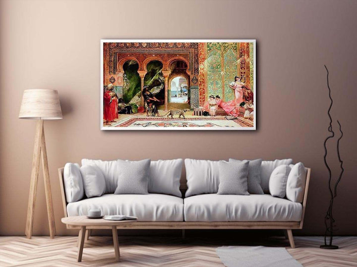 A Royal Palace in Morocco  Painting
