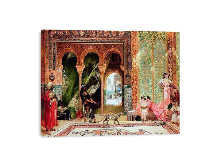 A Royal Palace in Morocco  Painting