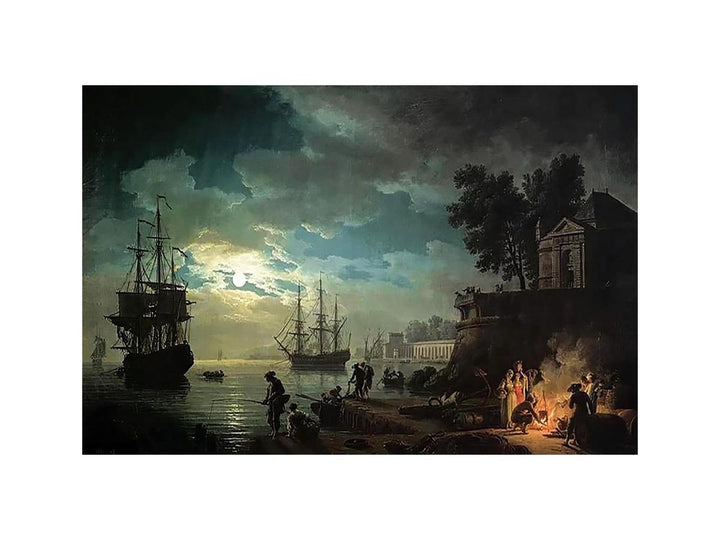 Night A Port in the Moonlight