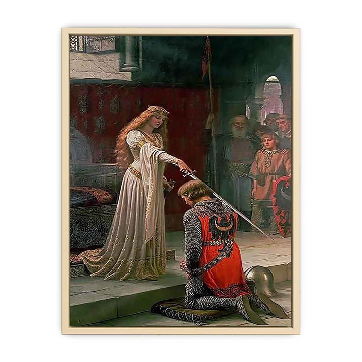 The Accolade by Edmund Blair Blair Leighton  Art Print