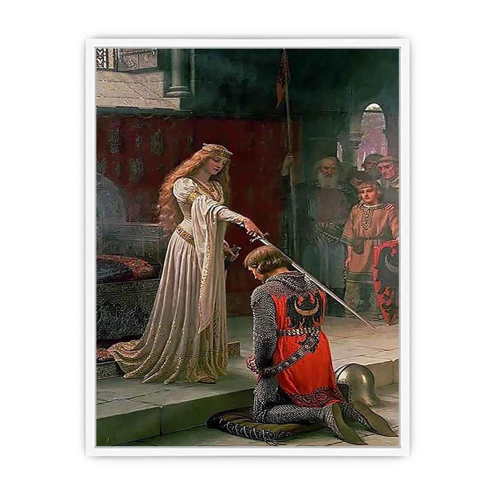 The Accolade by Edmund Blair Blair Leighton Framed Print