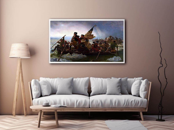 Washington Crossing the Delaware   Painting