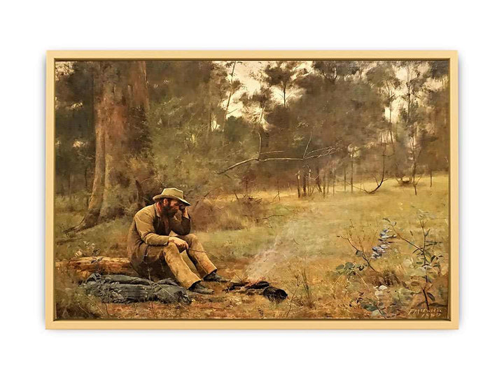 Down on his Luck Streched canvas